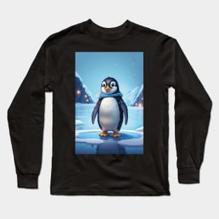 Cute Penguin Long Sleeve T-Shirt